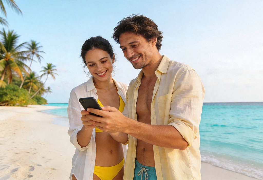 eSIM per le Maldive: come godersi il viaggio restando connessi
